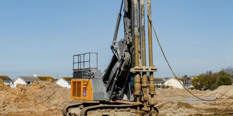 Illustrative image of Deep Soil Mixing (DSM) design in Chandler