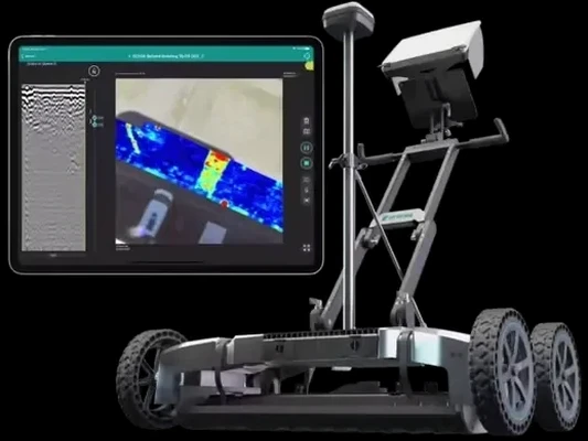 Illustrative image of GPR (Ground Penetrating Radar) survey in Chandler