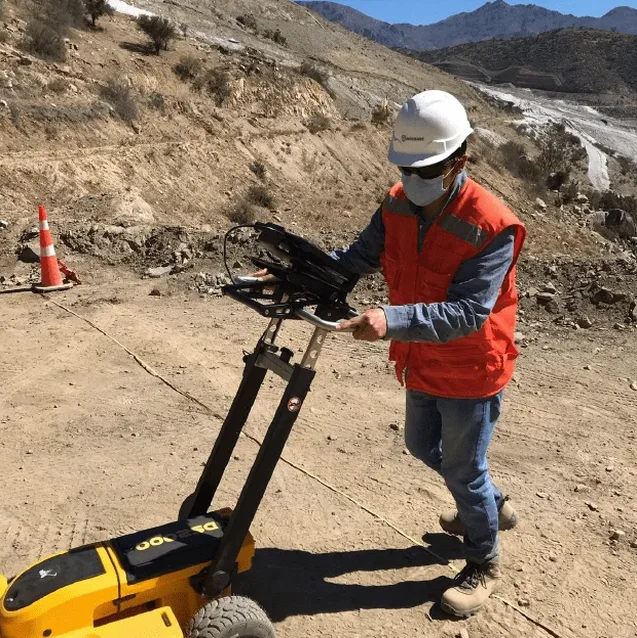 Illustrative image of HVSR microtremor survey (Nakamura method) in Chandler