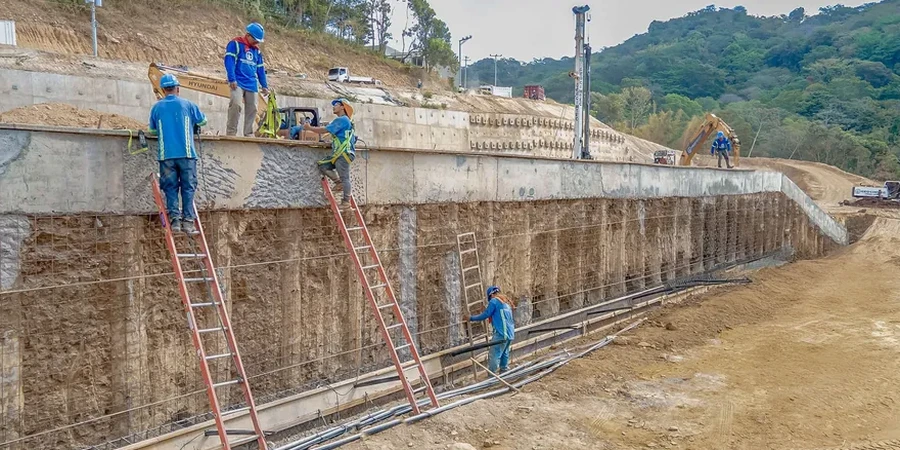 Illustrative image of Diaphragm wall design in Chandler