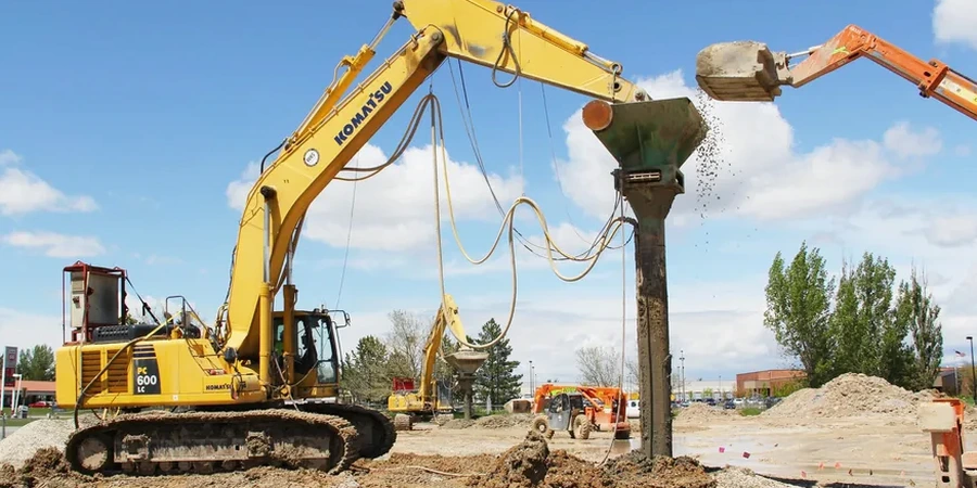 Illustrative image of Vibrocompaction design in Chandler
